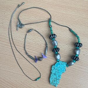 Turquoise and Native American style Jewelry Lot